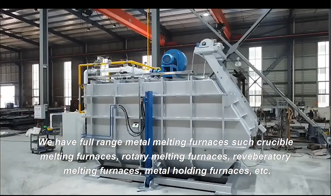 tilting copper melting furnace