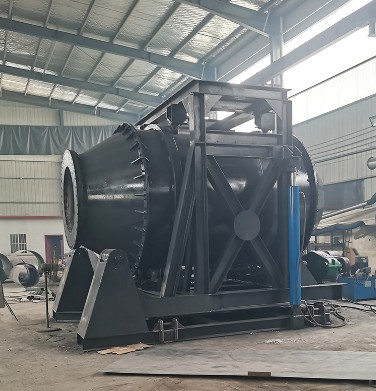 Antimony rotary furnace