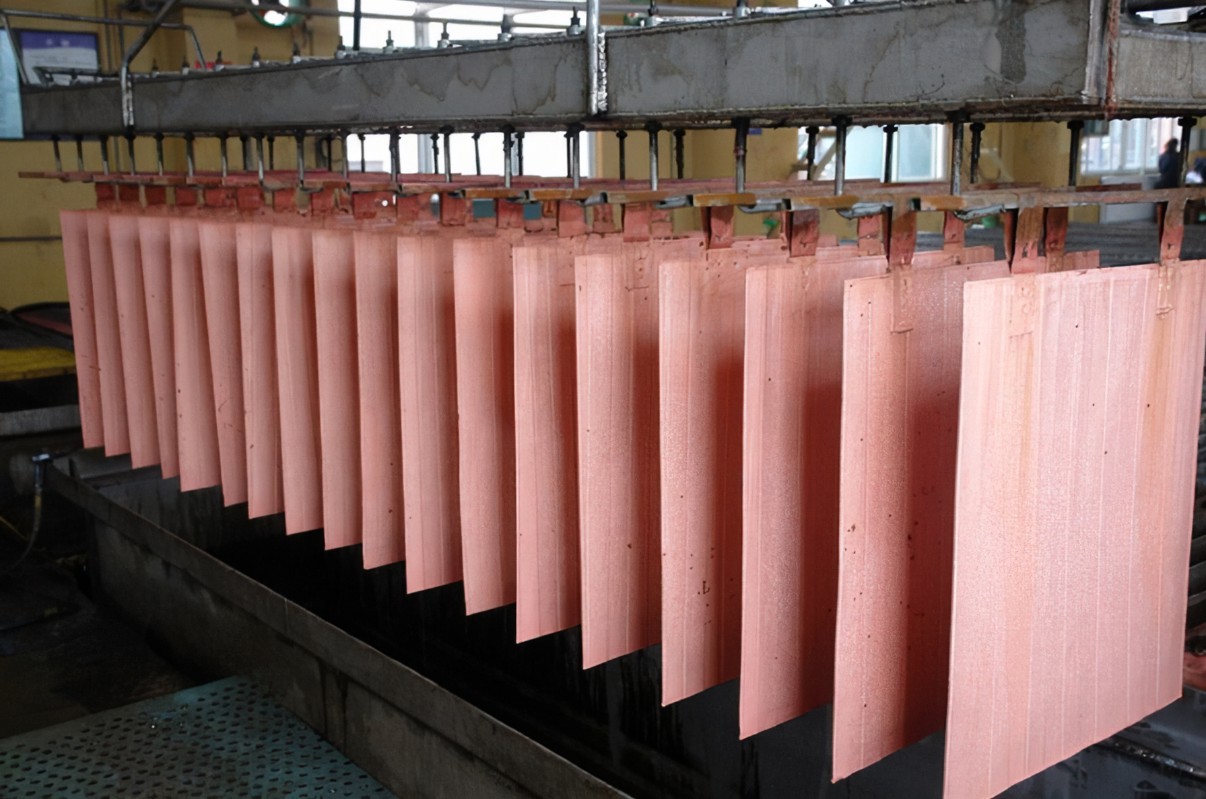 Copper cathode plate