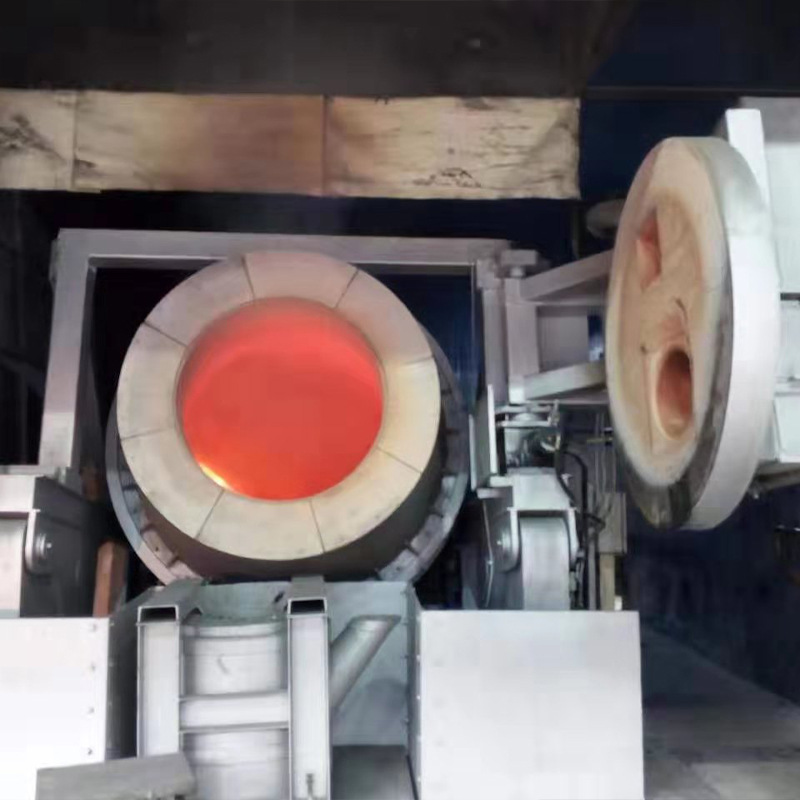 Antimony smelting rotary furnace