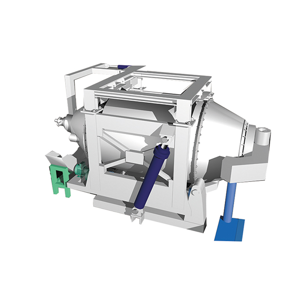 Antimony smelting rotary furnace
