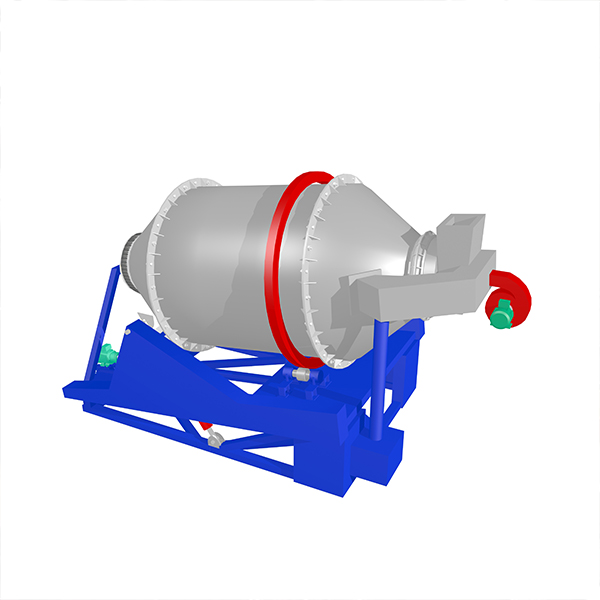 Antimony rotary furnace